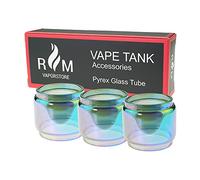 3X Replacement Bubble Glass for Smok TFV8 Baby TPD Tank / AL85 Kit/Stick V8 Baby and Alien Baby Kit (Multicolour)