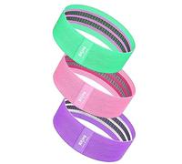 3x Resistance Bands Booty Hip For Legs And Butt Exercise Heavy Anti Slip Hips Belt Loop Yoga Elastic Band