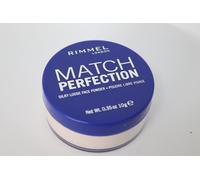 3X RIMMEL MATCH PERFECTION SILKY, SMOOTH LOOSE FACE POWDER 10g - 001 TRANSPARENT