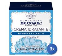 3x Robert'S Rose Water Hydrating Face Cream 50 Ml Refreshing Light Pink