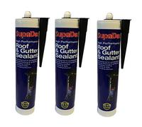 3x Roof & Gutter Sealant Black