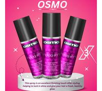 3X Salon Osmo Blinding Shine Illuminating Spray - 125ml High gloss shine spray