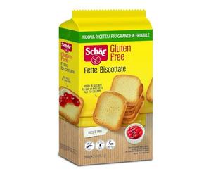 3x Schar Fette Biscottate Senza Glutine Rusks Baked Bread 260g Gluten Free