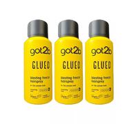 3x Schwarzkopf Got2be Glued Blasting Freeze Hairspray 100ml