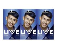Schwarzkopf Live Men Permanent Hair Colour, Fade Resistant Hair Dye for Him, 090 Blue Black Shade