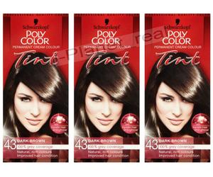 3x Schwarzkopf Professional Poly Color Tint Permanent Hair Dye All Shades Unisex