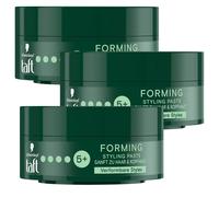 6X 75Ml Schwarzkopf Taft 24H Forming Paste Clay Strength 5 Matt Finish Wax #02