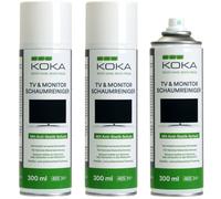 3X Set KOKA Cleaning Foam Spray Can Cleaner TV OLED LCD LED TFT Television