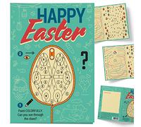 3x set puzzle greeting Easter cards for puzzle enthusiasts. Clever combination of Easter card & Escape Room