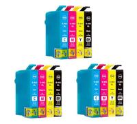 3x Sets of 4 603XL Compatible Ink Cartridges to replace Starfish 603 ink For Epson Expression Home XP3105 Printer