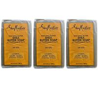 3x Shea Moisture Raw Shea Butter Soap Woth Frankincense And Myrrh 8oz