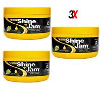 3X SHINE N JAM CONDITIONING GEL 8OZ EXTRA HOLD 227G UK POST