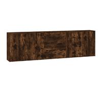 3x Sideboards Engineered Wood Cupboard Storage Cabinet Multi Colours vidaXL