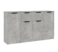 3x Sideboards Engineered Wood Home Organiser Storage Rack Multi Colours vidaXL