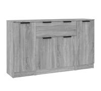 3x Sideboards Engineered Wood Home Organiser Storage Rack Multi Colours vidaXL