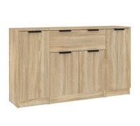 3x Sideboards Engineered Wood Home Organiser Storage Rack Multi Colours vidaXL