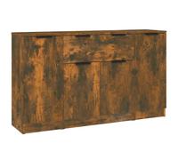 3x Sideboards Engineered Wood Home Organiser Storage Rack Multi Colours vidaXL