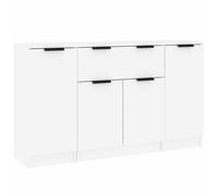 3x Sideboards Engineered Wood Home Organiser Storage Rack Multi Colours vidaXL