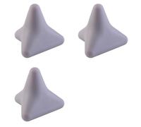 3X Silicon Massage Cone Solid Ball Psoas Muscle Release Back Neck Scapula Foot Yoga Triangular Relax A