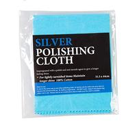 3x SILVER IMPREGNATED POLISHING CLOTH - Large 31.5 x 44cm THREE PACK