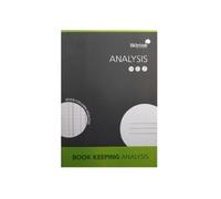 3X Silvine Book Keeping Notebook Analysis 32 Pages 7 Column A4 Ref SJA4A (SJA4A)