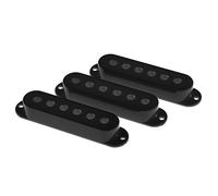3x Single Coil Pickup Cover for ST SQ Guitar Parts Black