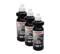 3x Sonax ProfiLine Cut & Finish 02251410 SILIKONFREI Grinding Polish Tube 250ml