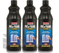 3x SOUDAL SOLVENT CLEANER FRAME PVCU PVC PLASTIC 1 LITRE 113621