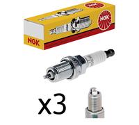 3x NGK ZKER6A-10EG (96596) Standard Spark Plugs For SKODA CITIGO 1.0 03/12>