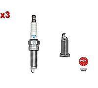 3x Spark Plug NGK Fits FORD Fiesta VII 18- 2249264