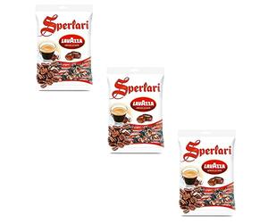 3X Sperlari Lavazza Italian Coffee Filled Bonbons Candies Lollies 175g in Envelope