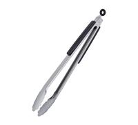 3x Stainless Steel Kitchen Tongs Wooden Handle BBQ Tool For Serving Food Safe