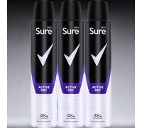 3X Sure Men Anti Perspirant 48H Protection Active Dry Deodorant Original