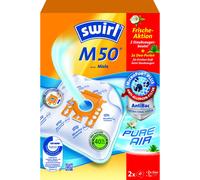 3x SWIRL Vacuum Cleaner Bag Filter M 50+2 Deodorant Beads Dust Filter Set