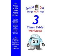 3X Table Workbook: 3 Times Table Practice Book (Times Table Workbooks)