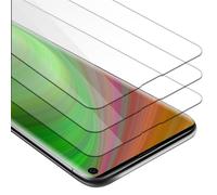 Cadorabo 3x Tempered Glass for Samsung Galaxy S10 Protection Film Display Saver Protective Film