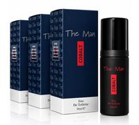 3X The Man Cobalt Fragrance Perfume For Men Him 50ml Edt Milton Lloyd