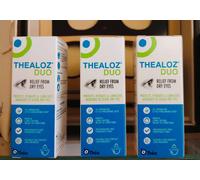 3x Thea Thealoz Duo Preservative Dry Eye drops like hycosan plus extra dual