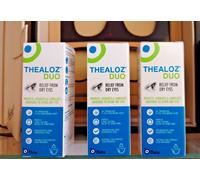 3x Thea Thealoz Duo Preservative for the relief of dry, tired or gritty eyes