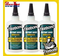 3x Titebond 6231 2oz Instant Bond Adhesive Gel for Wood Metal Ceramic Glass