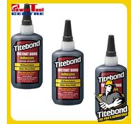 3x Titebond 8211 Instant Bond Adhesive Medium Jet Black 2 oz