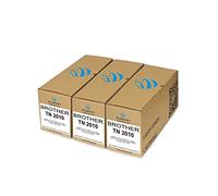 3x TN2010/TN420, TN-2010 Regenerated black toner cartridge Duston, compatible with Brother DCP-7055 DCP-7057E HL-2130 HL-2135W