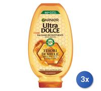 3x Ultradolce Garnier Conditioner 200 Ml. Honey Treasures