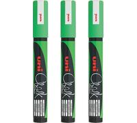 3x Uni Chalk Marker Pen PWE-5M Bullet Tip Art Blackboard Pen 8 Colours Available