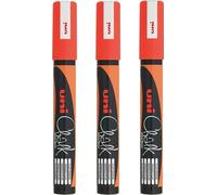 3x Uni Chalk Marker Pen PWE-5M Bullet Tip Art Blackboard Pen 8 Colours Available