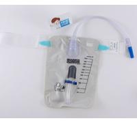 3x UROSID 24h Leg Bed Bag 1000 ml Day and Night 60 cm PLUS 1x Retaining Strap