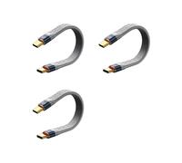 3X USB4 Data Cable 40Gbps USB C to Type C Short Cable PD 240W 8K 60Hz for 3/4 15 Pro Max SSD