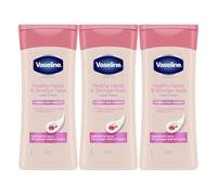 3x Vaseline Intensive Care Healthy Hands Stronger Nails Keratin Hand Cream, 200mL