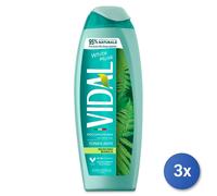 3X Vidal Shower 250 ML. White Musk Made In Italy