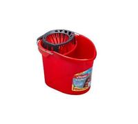 3x Vileda Supermocio Bucket & Wringer Mop Bucket Red (9.27/Unit +Free Ship)